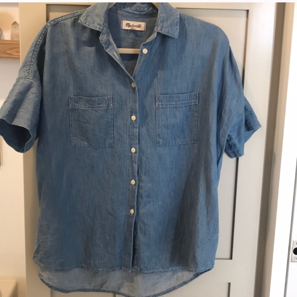 Madewell courier shirt chambray
